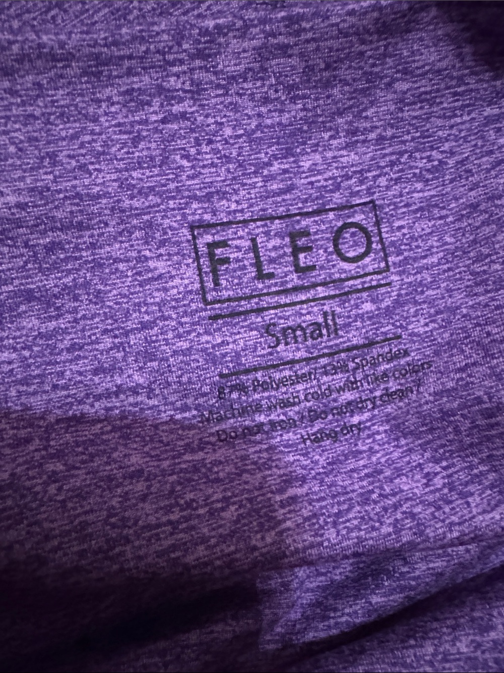 FLEO Purple Women's biker shorts - Picture 4 of 5